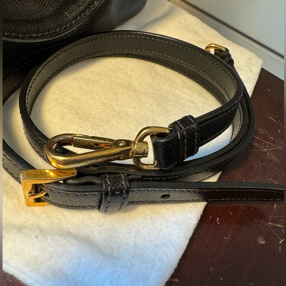 Prada Small Galleria Double Zip Saffiano Leather Bag - Picture 15 of 15